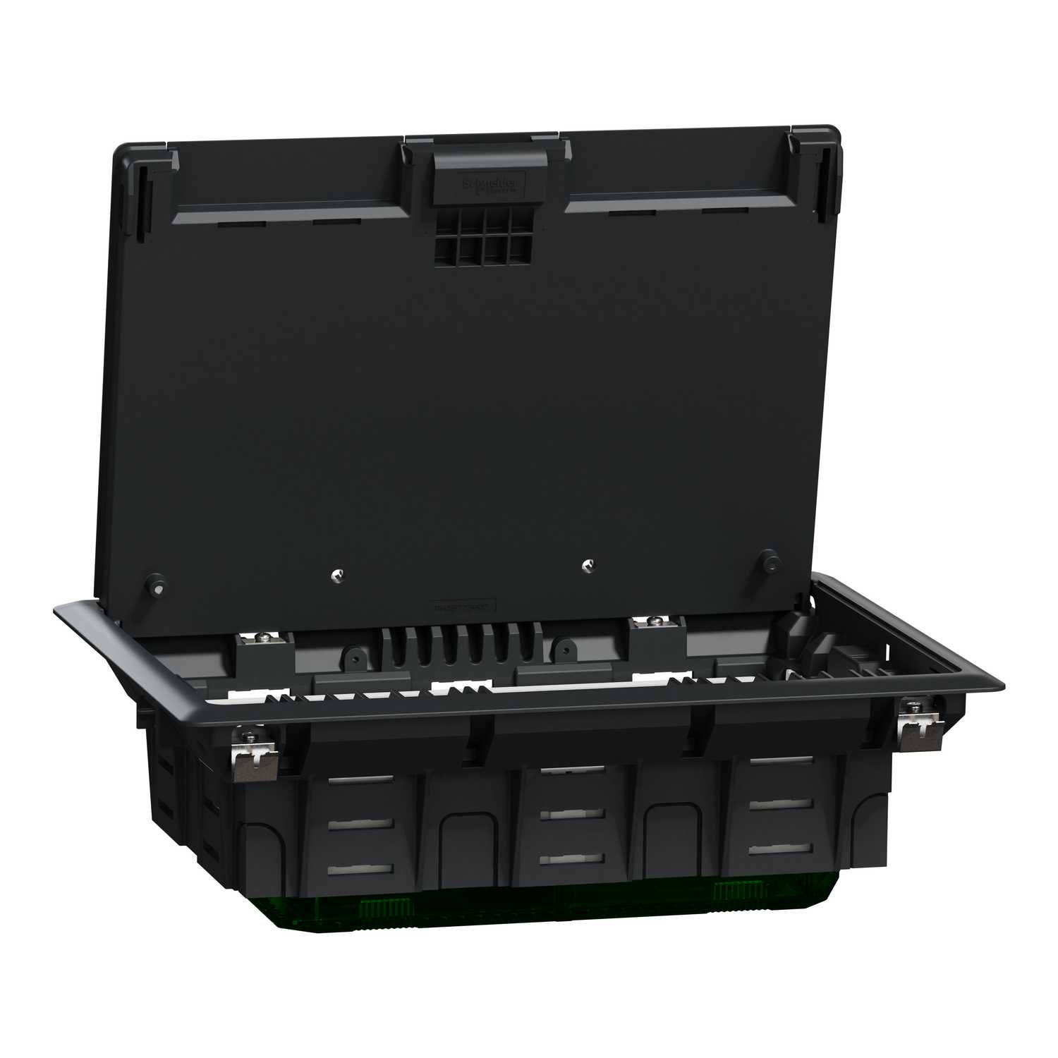 Schneider Electric - Gulvboks L IP 20 - 8 x moduler (45 x 45) - plastikk