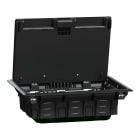 Schneider Electric - Gulvboks L IP 20 - 8 x moduler (45 x 45) - plastikk