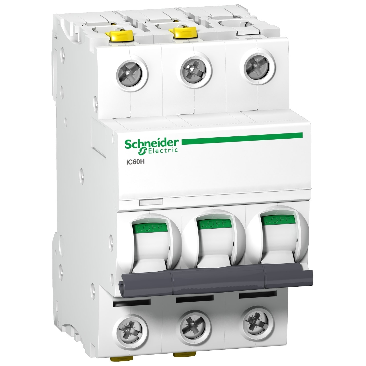 Schneider Electric - iC60H - Automatsikring - 3P - 25A - C-kurve - I2=1,45