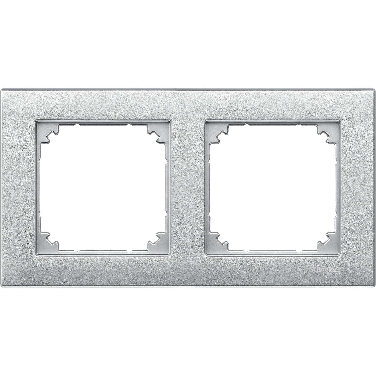 Schneider Electric - Ramme 2 hull M-pl alu