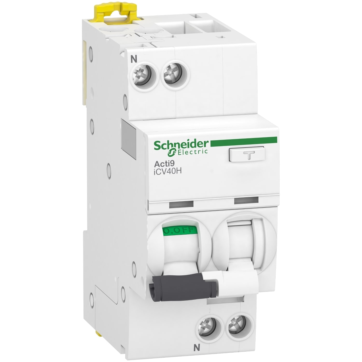 Schneider Electric - Acti 9 jordfeilautomat for TN-nett - iCV40H RCBO 1PN C 10A 30mA - I2=1,45