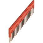 Schneider Electric - Lask 20 pol for 2,5mm² - rød