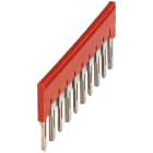 Schneider Electric - Lask 10 pol for 6mm² - rød