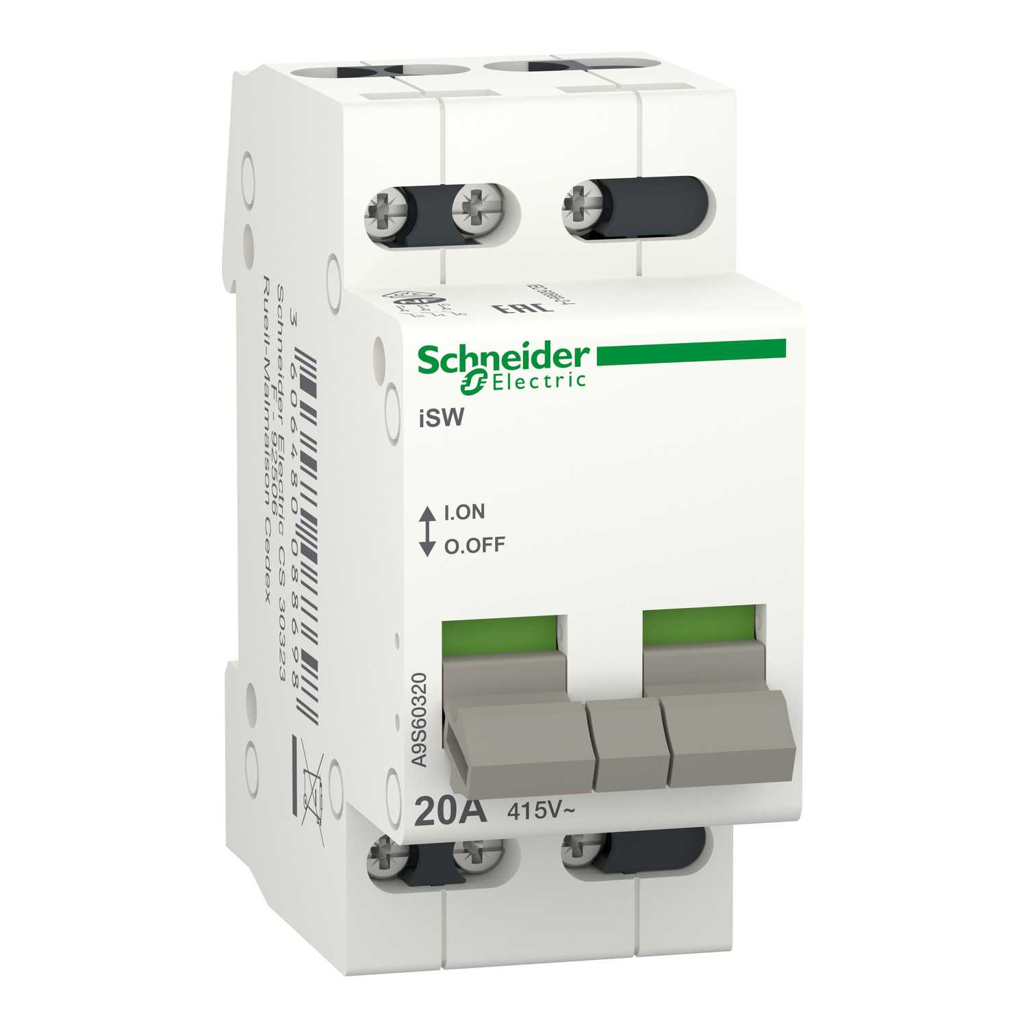 Schneider Electric - Lastbryter iSW 3P 20A 415V
