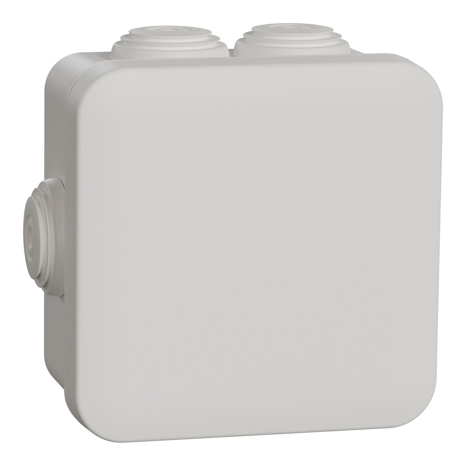 Schneider Electric - Mureva Box - boite de dérivation avec embouts - 80x80x45 - IP55 - blanc polaire