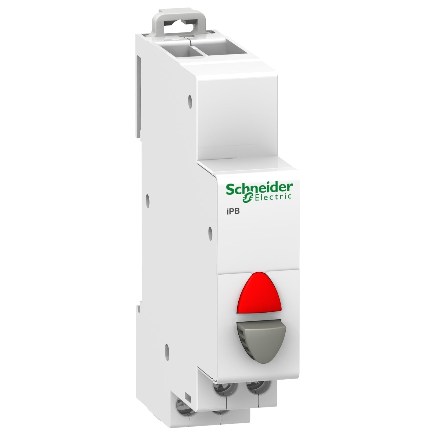 Schneider Electric - A9E18037 Trykkn. iPB 1NC grå/rød <230VAC