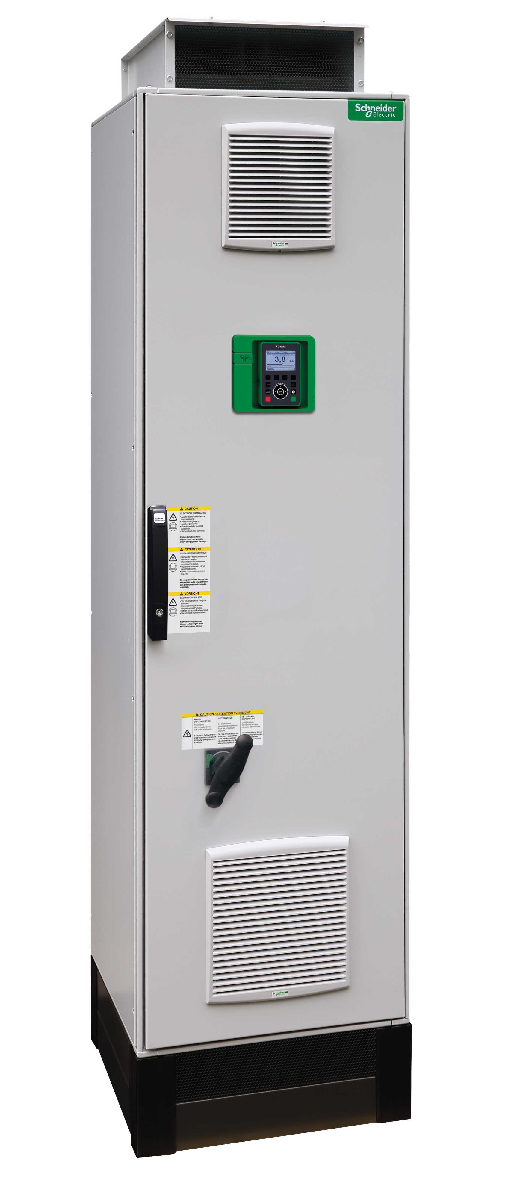 Schneider Electric - Frekvensomformer ATV650F IP54 200KW 380V/440V montering på  gulv