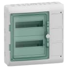 Schneider Electric - Kaedra - til modul med sidefelt - 2 x 12 moduler - 2 rekkeklemmer