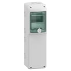 Schneider Electric - Kaedra - hel uttaksfront - 1 x 5 moduler - 138 x460 mm