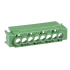 Schneider Electric - IP20 deksel for 8 hulls koblingsklemme - grønn