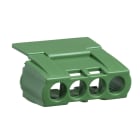 Schneider Electric - IP2 deksel for 4 hulls koblingsklemme - grønn