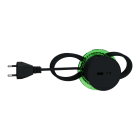 Schneider Electric - Nedfellbar bordenhet XS - USB-A/C 3,1A uttak - Antrasitt - Europlug Kabel 2m