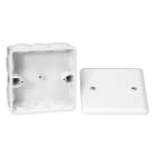 Schneider Electric - Koblingsboks - TED-012 - 100x100x49mm - Uten klemmer - Hvit - Mureva