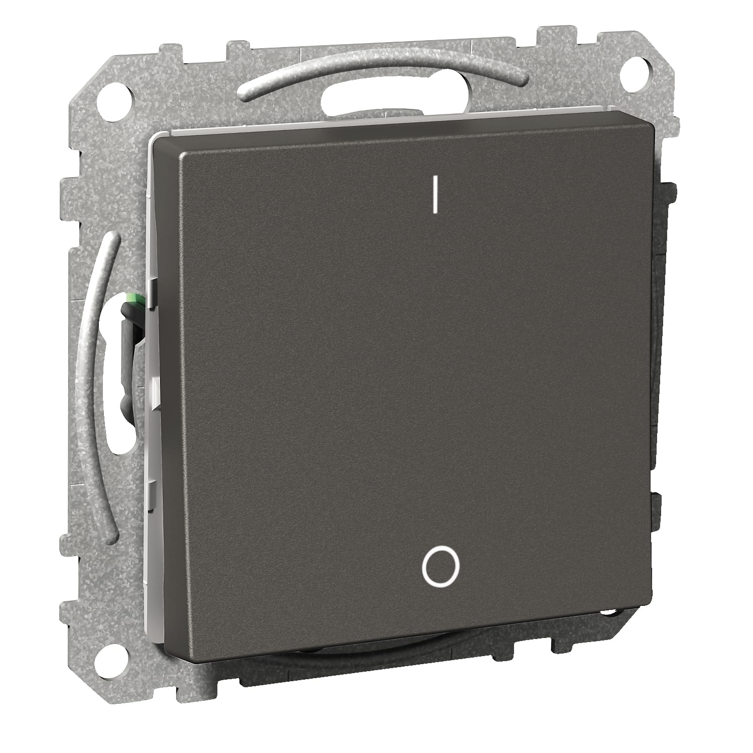 Schneider Electric - Exxact bryter 2-pol skruklemme, antrasitt