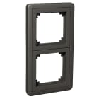 Schneider Electric - Exxact 2-hulls kombiramme 70x70 mm adaptere, antrasitt