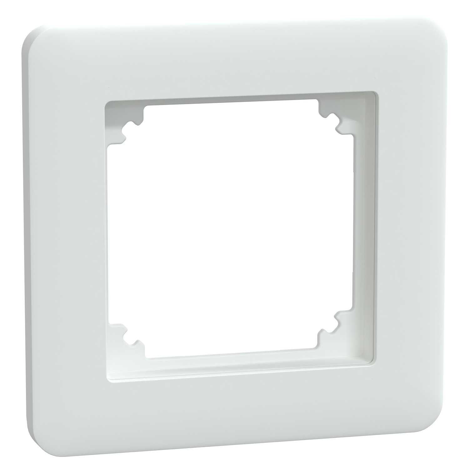 Schneider Electric - Exxact Primo ett hulls ramme hvit