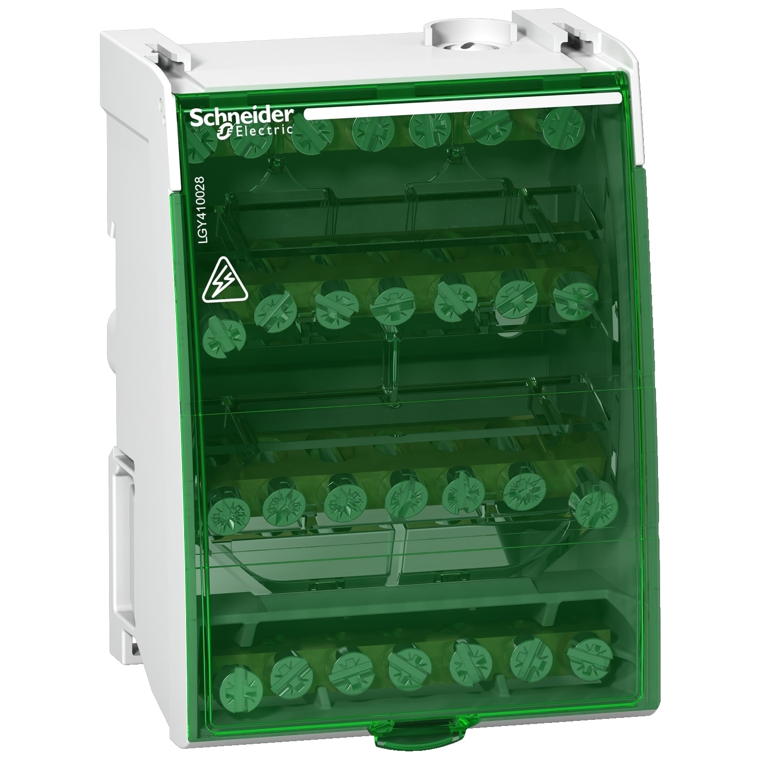 Schneider Electric - Distribusjonsblokk 4P 100A 28 hull