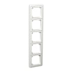 Schneider Electric - Exxact 5-hull kombiramme med adapter hvit