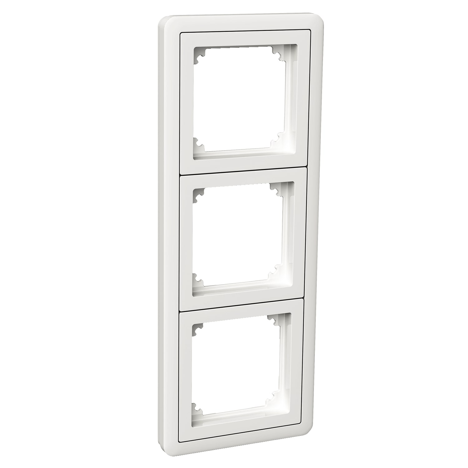 Schneider Electric - Exxact 3-hullkombiramme med adapter hvit