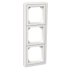 Schneider Electric - Exxact 3-hullkombiramme med adapter hvit