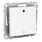 Schneider Electric - Exxact bryter 2-pol med lys skruklemme hvit