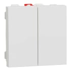 Schneider Electric - Dobb endev, 10A hklm 2 mod, hv Dobbel endevender - 10A hurti