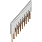 Schneider Electric - Lask 10 pol for 4mm² - grå
