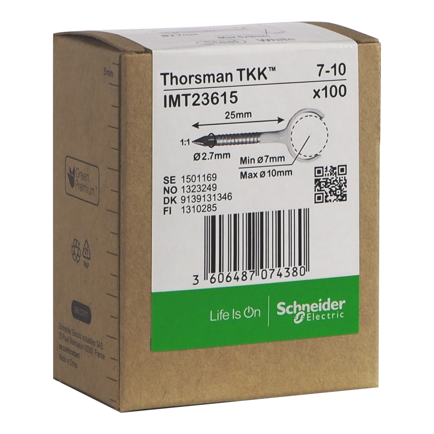 Schneider Electric - Metallklammer TKK 7-10 skrue