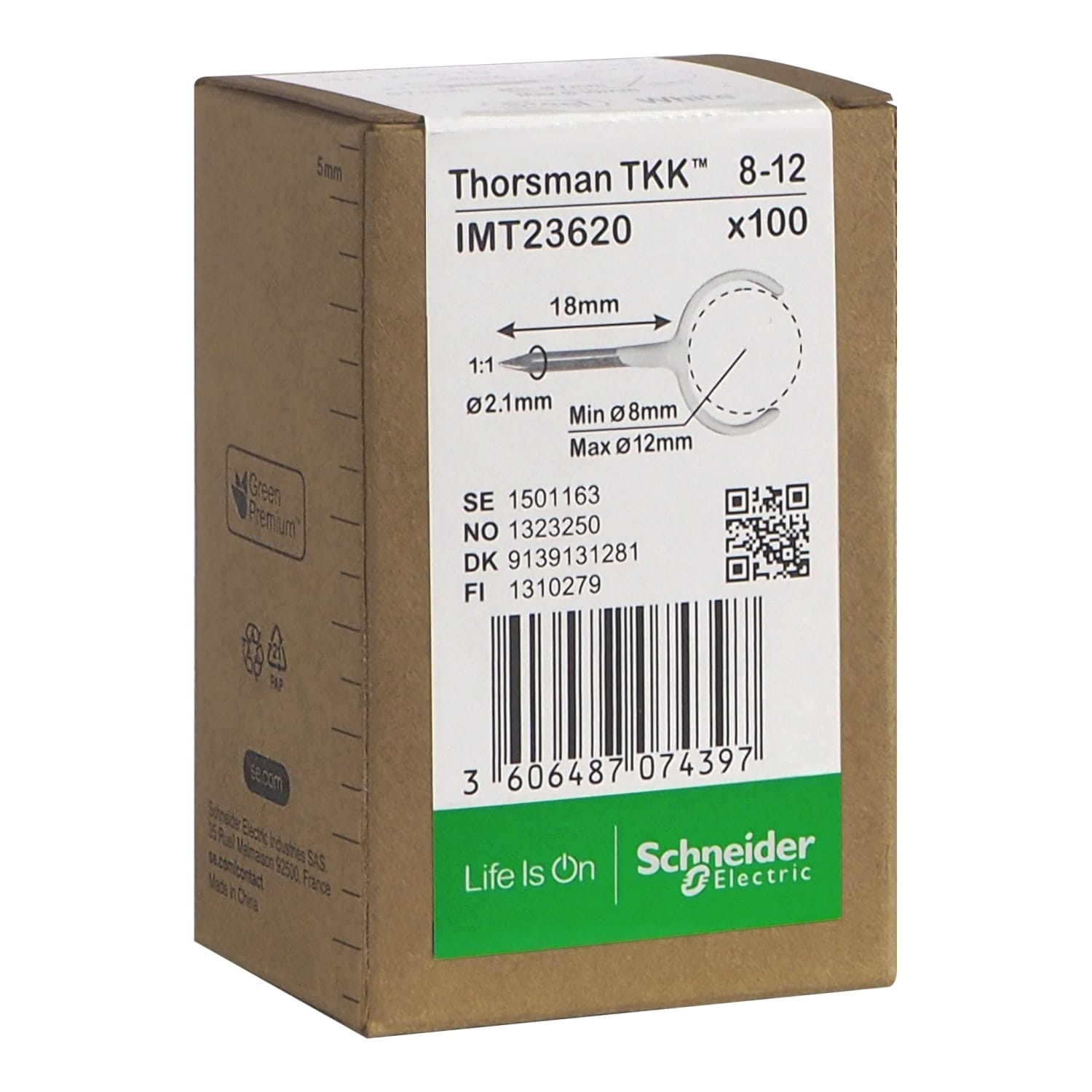 Schneider Electric - Metallklammer TKK 8-12 spiker