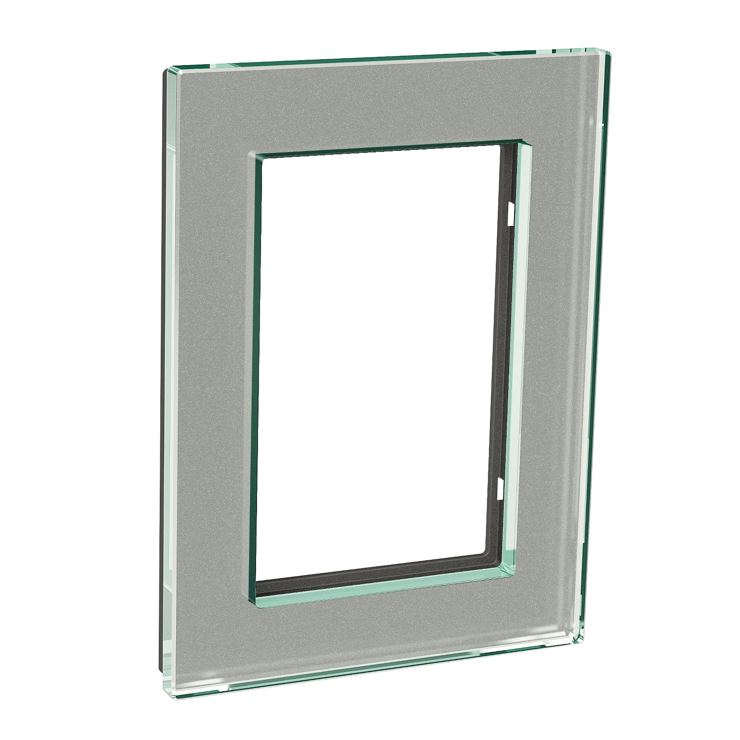 Schneider Electric - Exxact Solid glassramme dobbel stikk titan