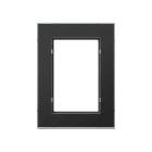 Schneider Electric - Exxact Solid glassramme dobbel stikk sort