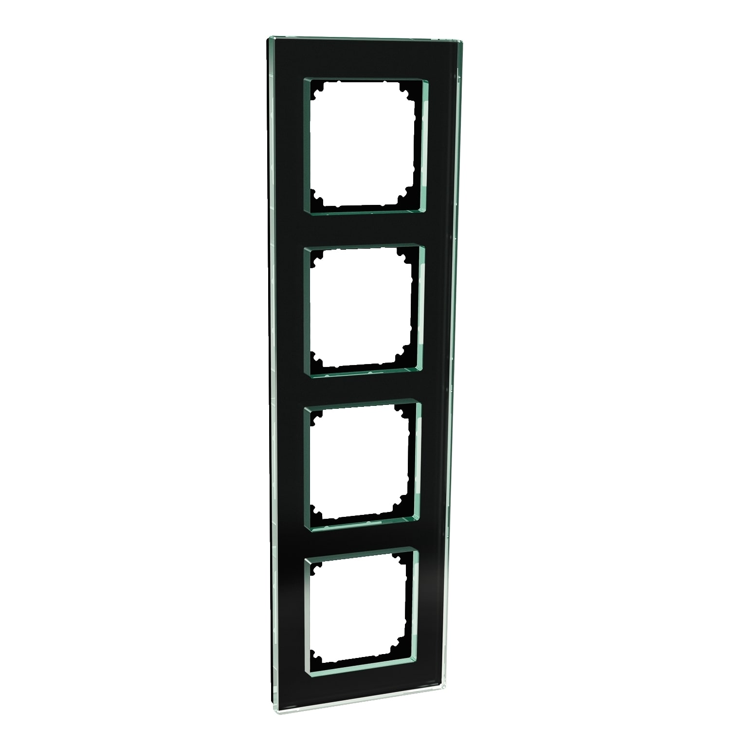 Schneider Electric - Exxact Solid fire hulls glassramme sort
