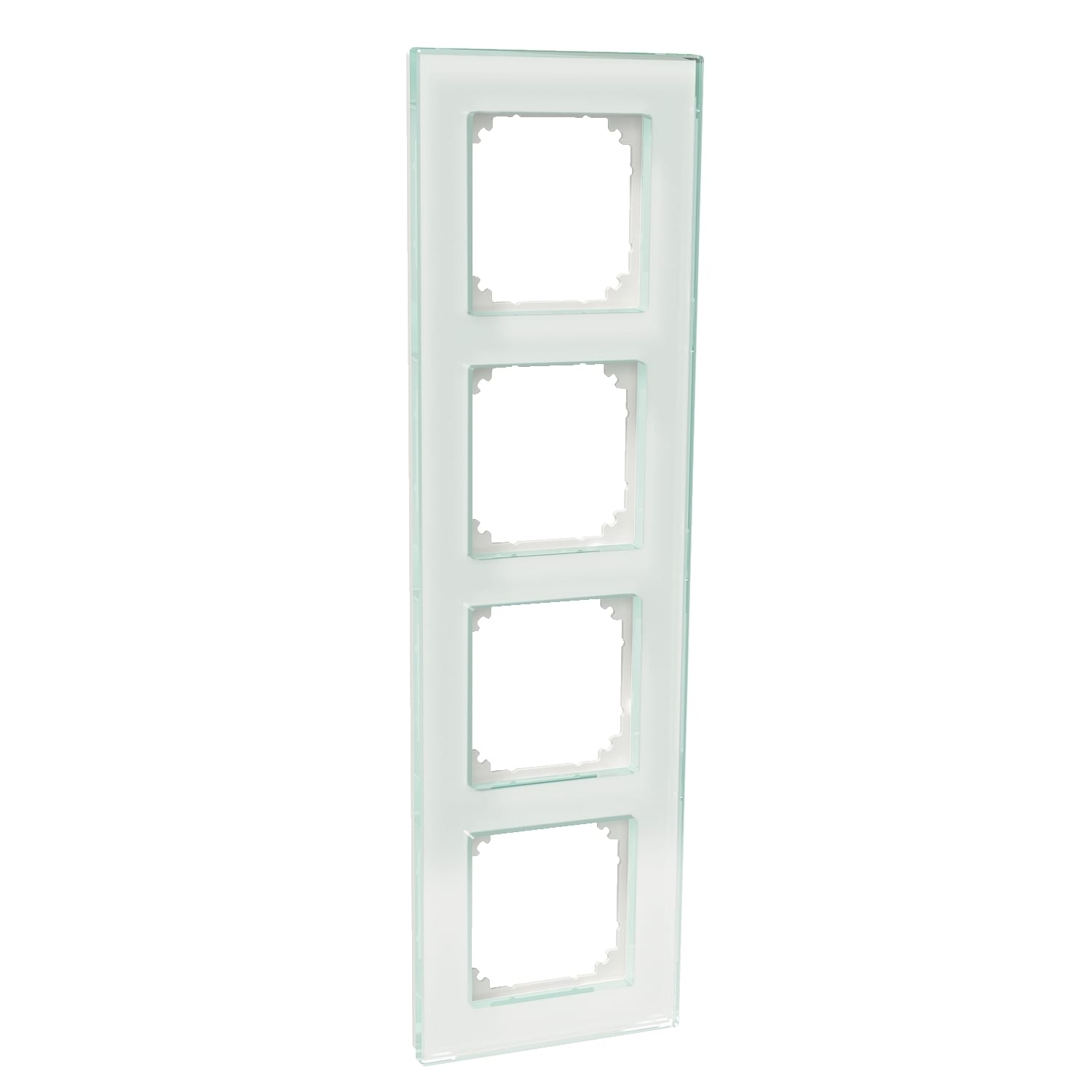 Schneider Electric - Exxact Solid fire hulls glassramme hvit