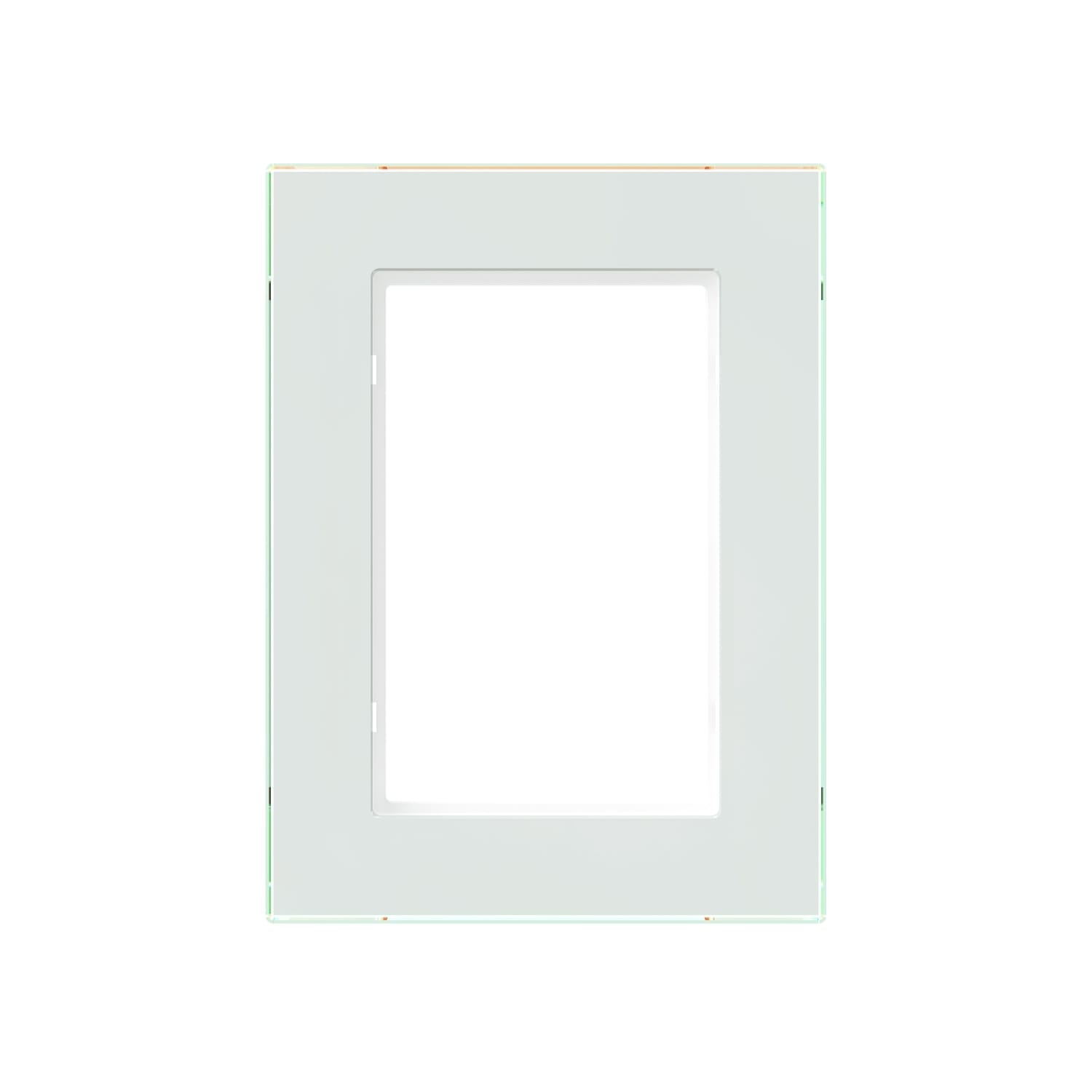 Schneider Electric - Exxact Solid glassramme dobbel stikk hvit