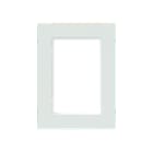 Schneider Electric - Exxact Solid glassramme dobbel stikk hvit