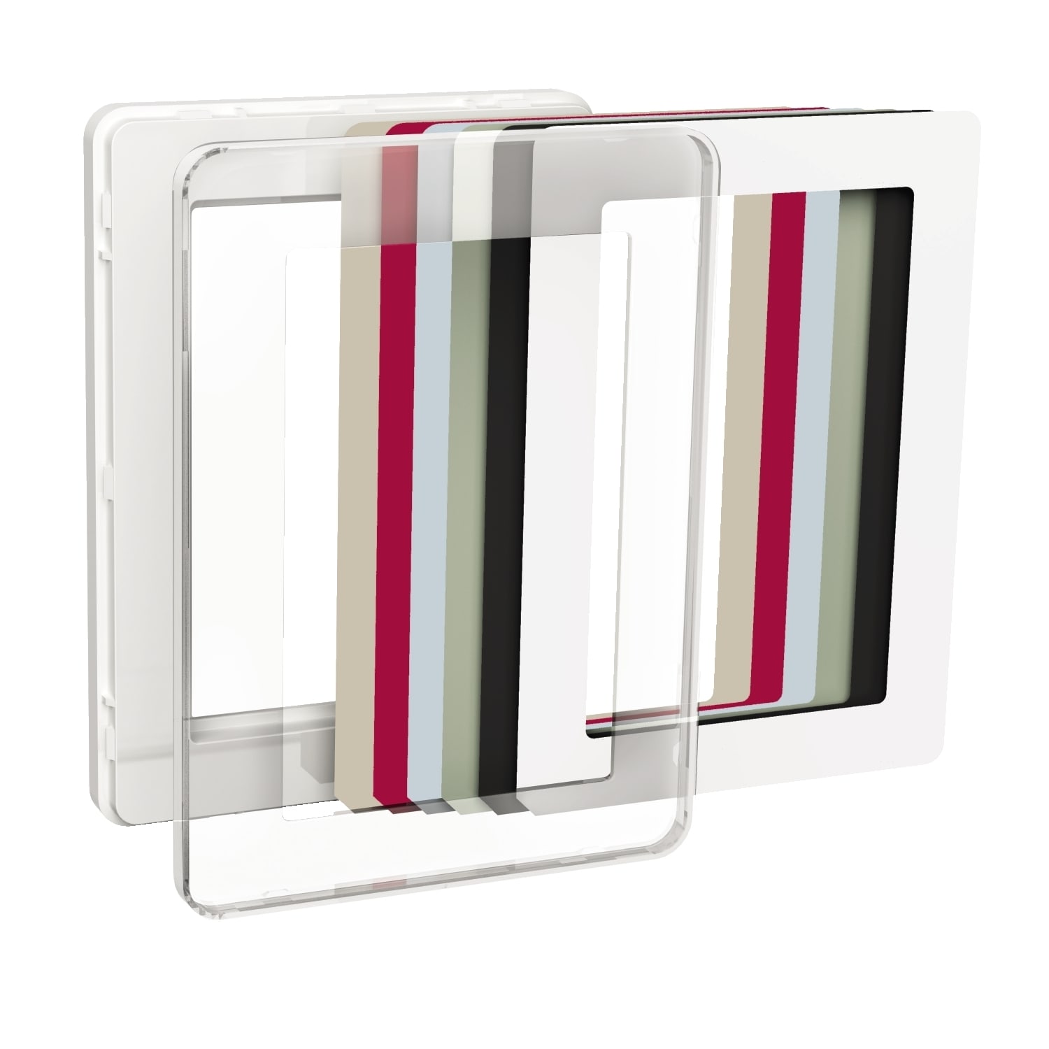 Schneider Electric - Exxact Design ramme dobbel stikk hvit