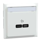 Schneider Electric - CYB USB Type C lader 65W -Hvit CYB USB C lader 65W med Power