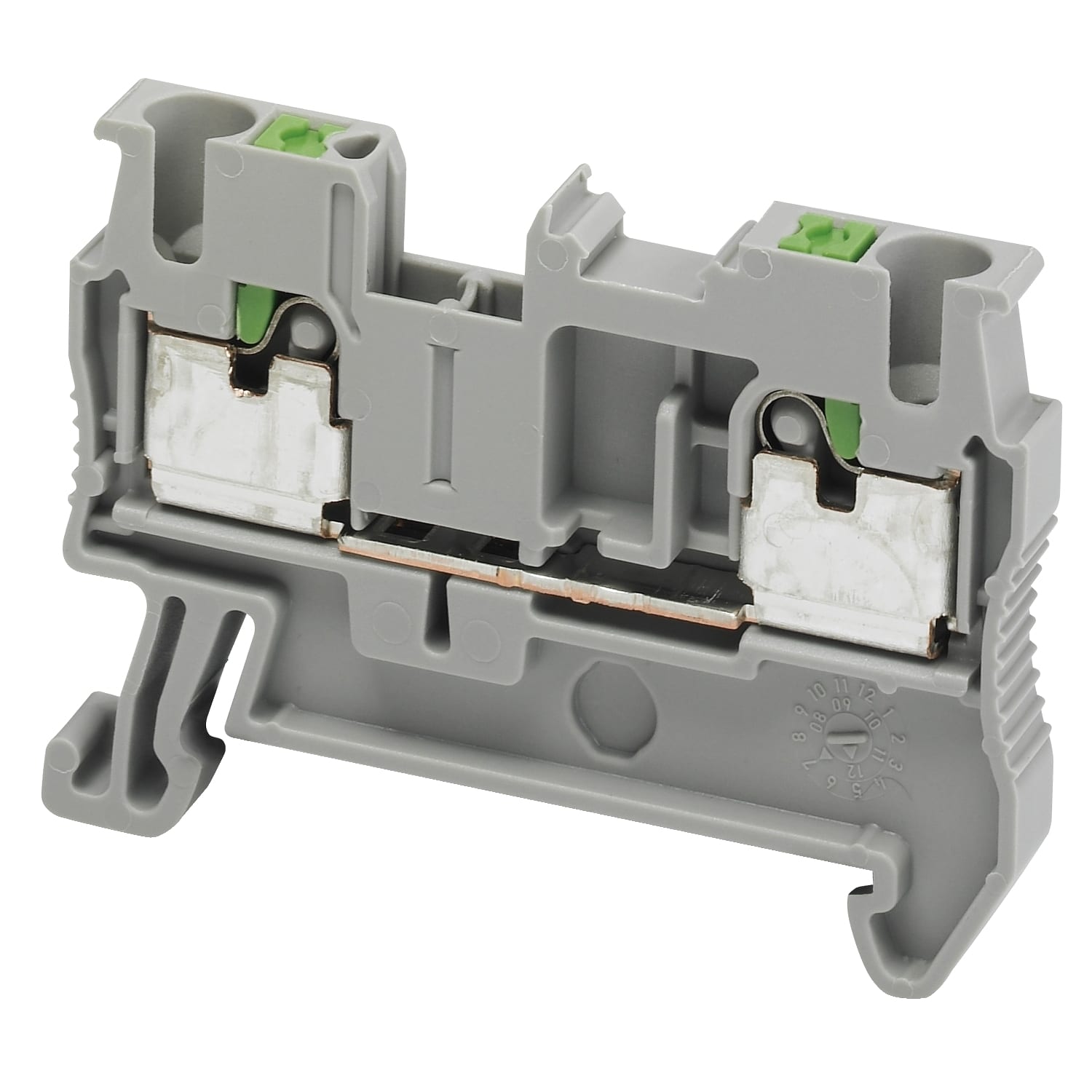 Schneider Electric - Rekkeklemme innstikk 2,5mm² grå 2p