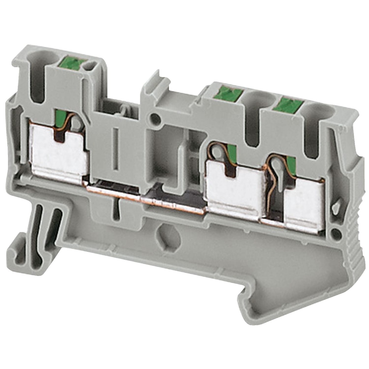 Schneider Electric - Rekkeklemme innstikk 2,5mm² grå 3p