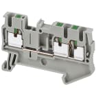 Schneider Electric - Rekkeklemme innstikk 2,5mm² grå 3p
