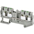 Schneider Electric - Rekkeklemme innstikk 4mm² grå 4p