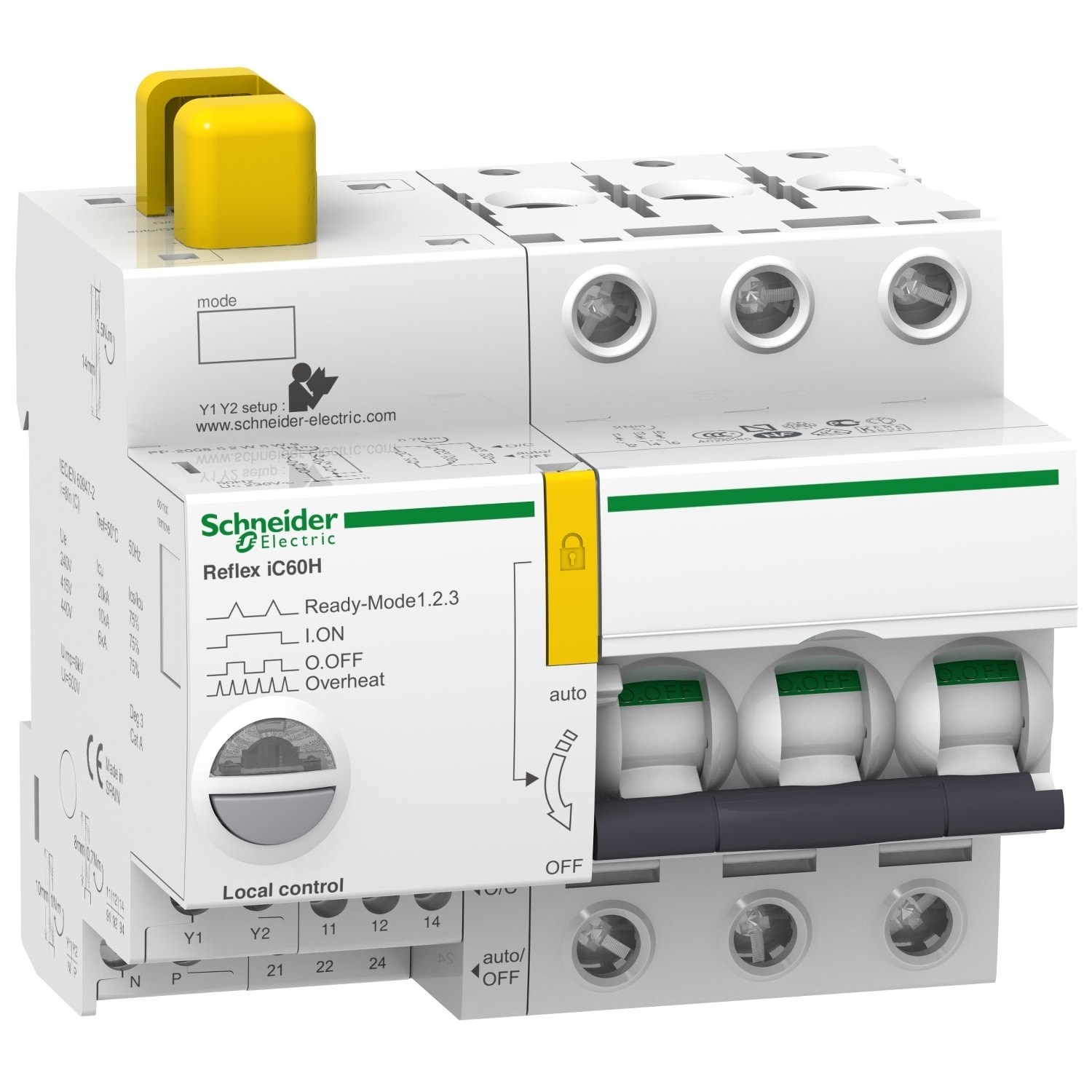Schneider Electric - A9C65325 Kont. m vern Reflex 3P 25A/C