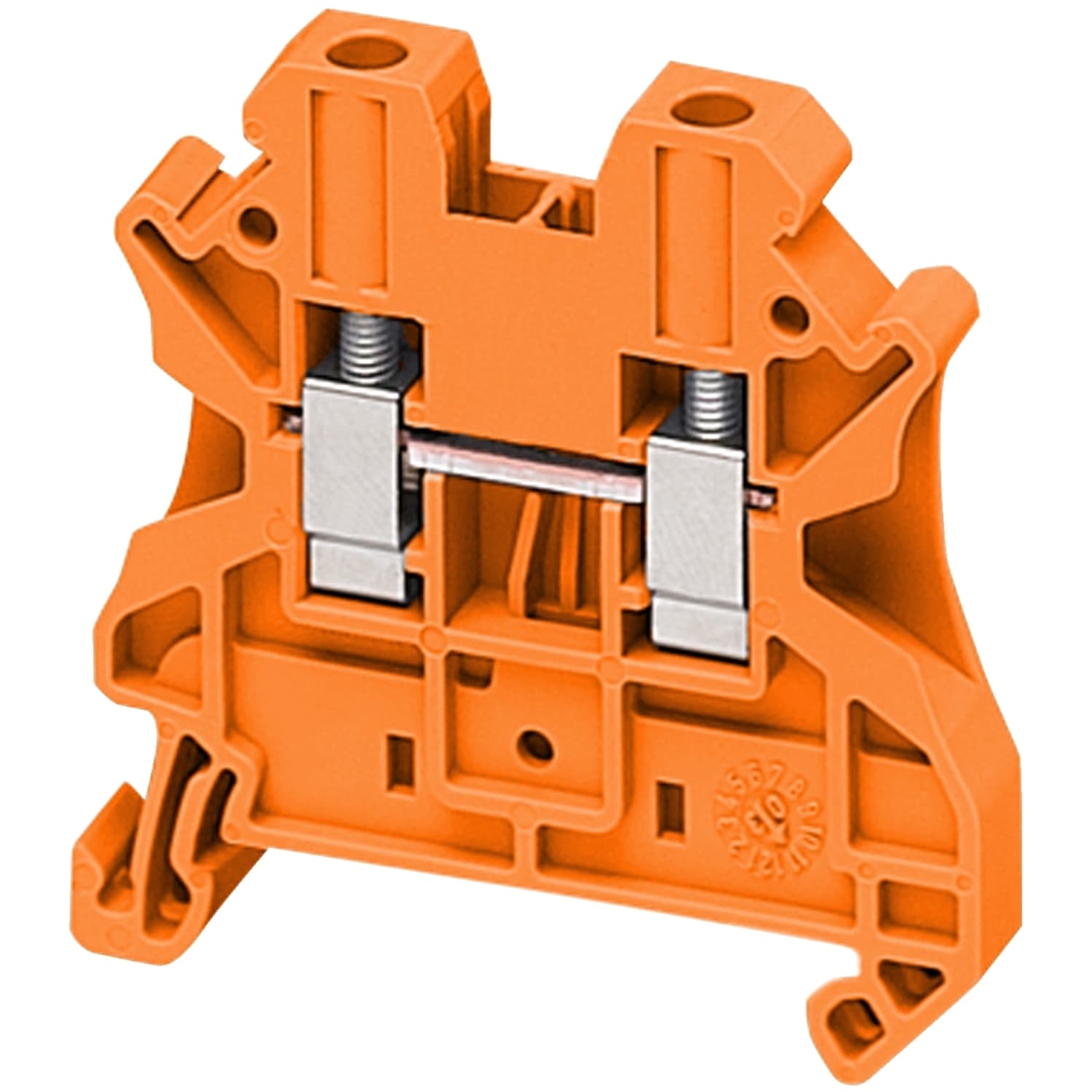 Schneider Electric - Rekkeklemme 4mm² orange 2p