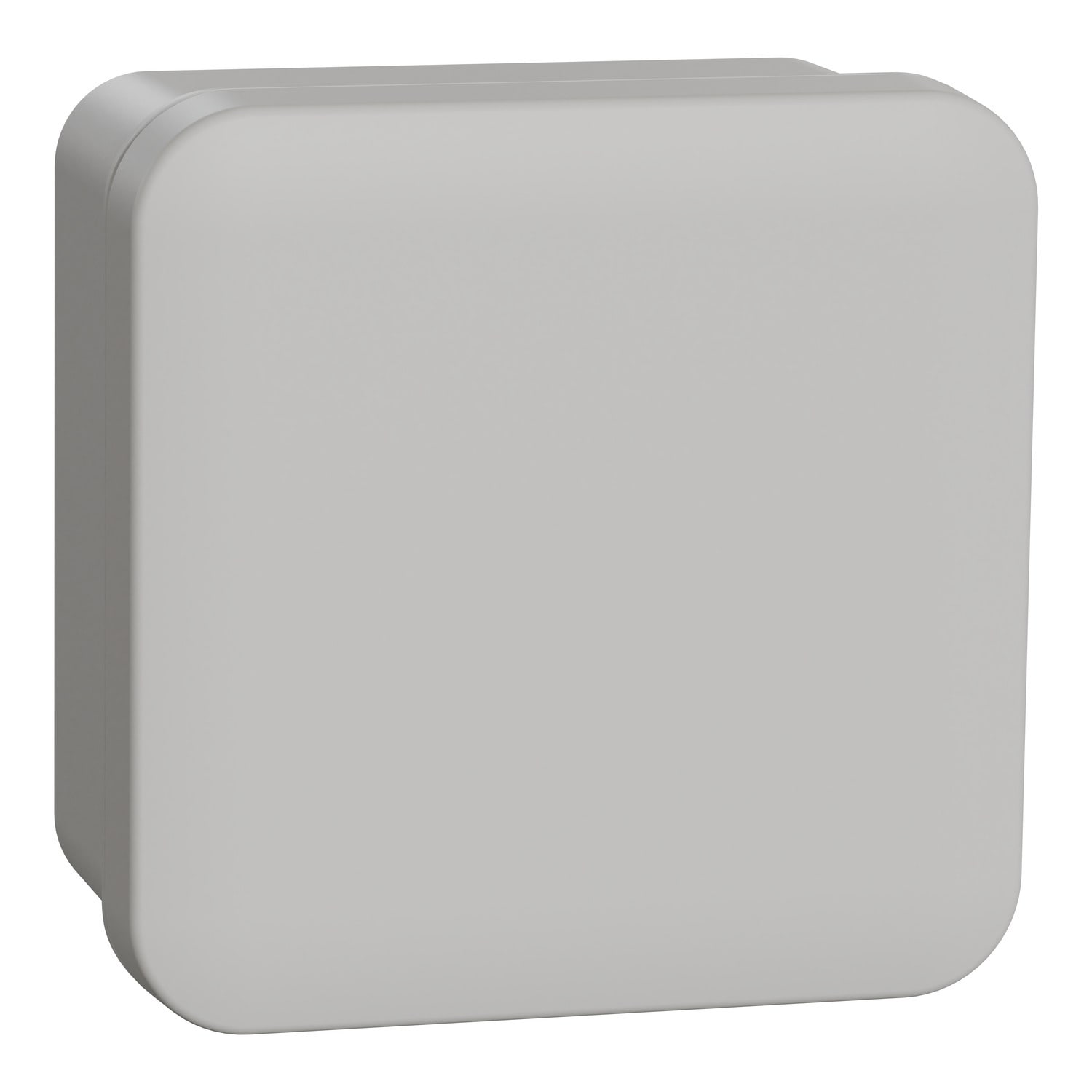 Schneider Electric - Koblingsboks, Mureva, klikklokk, uten gjennomføringer, påvegg, IP55, 80x80x45mm, Grå