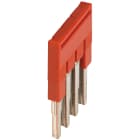 Schneider Electric - Lask 4 pol for 2,5mm² - rød