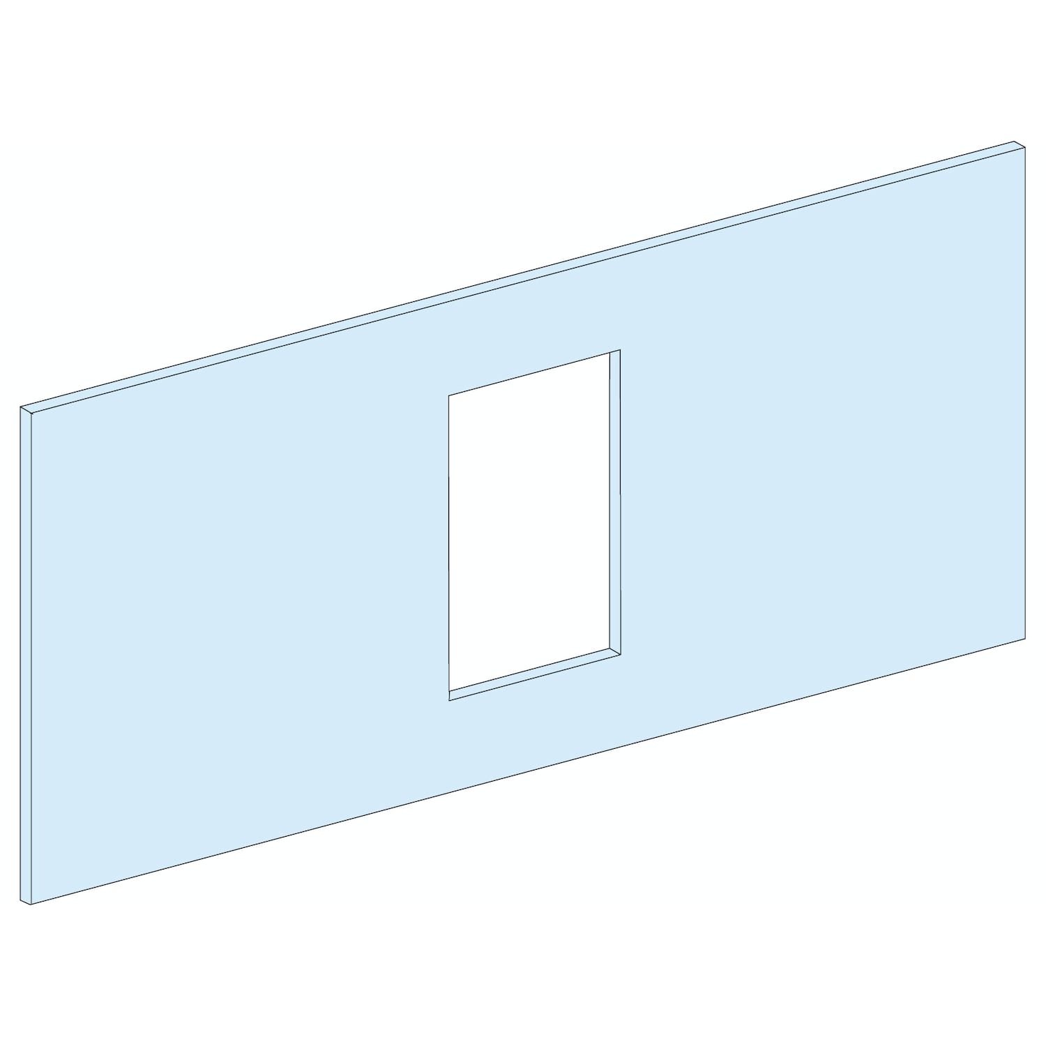 Schneider Electric - Frontpl. INS250 Horisontal-4M LVS03231