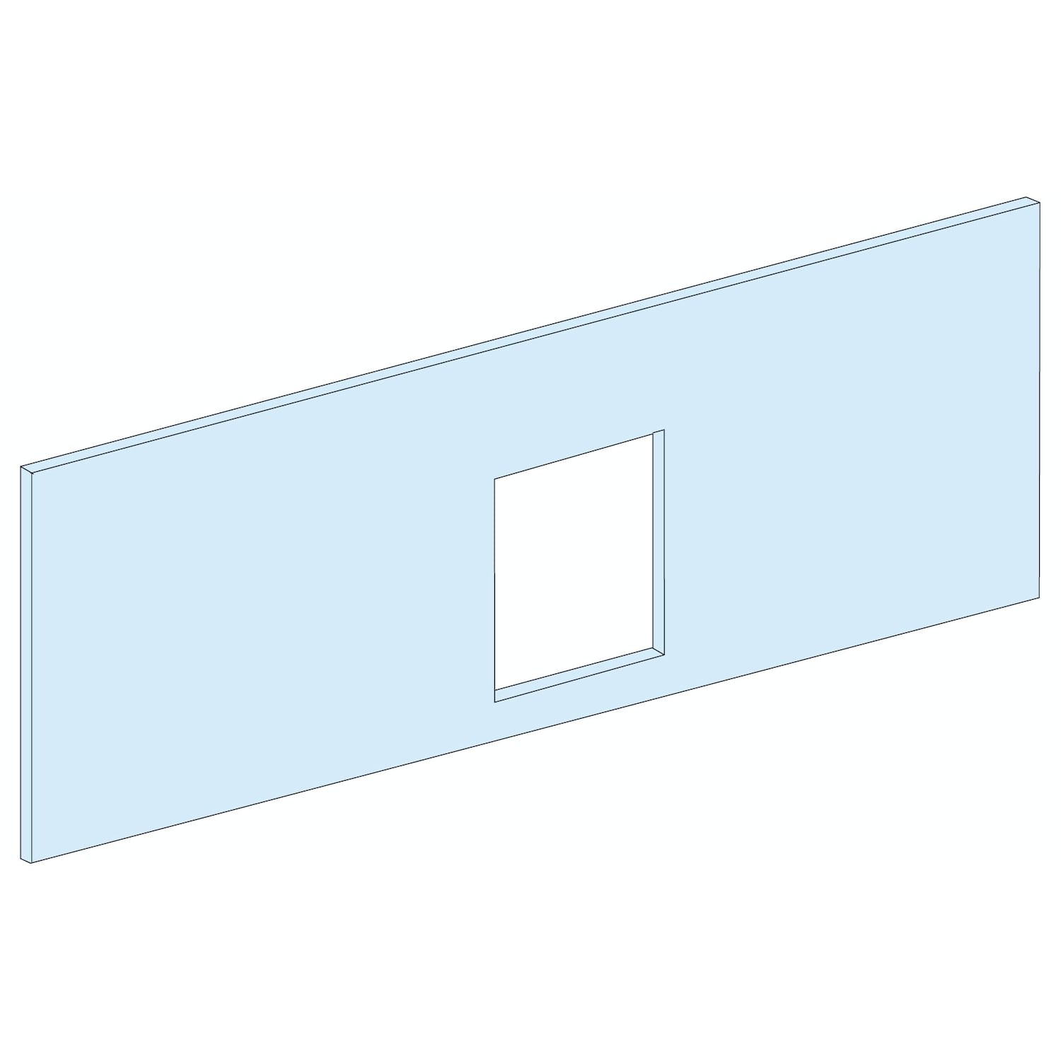 Schneider Electric - Frontpl. Horisontal plugin NS LVS03290