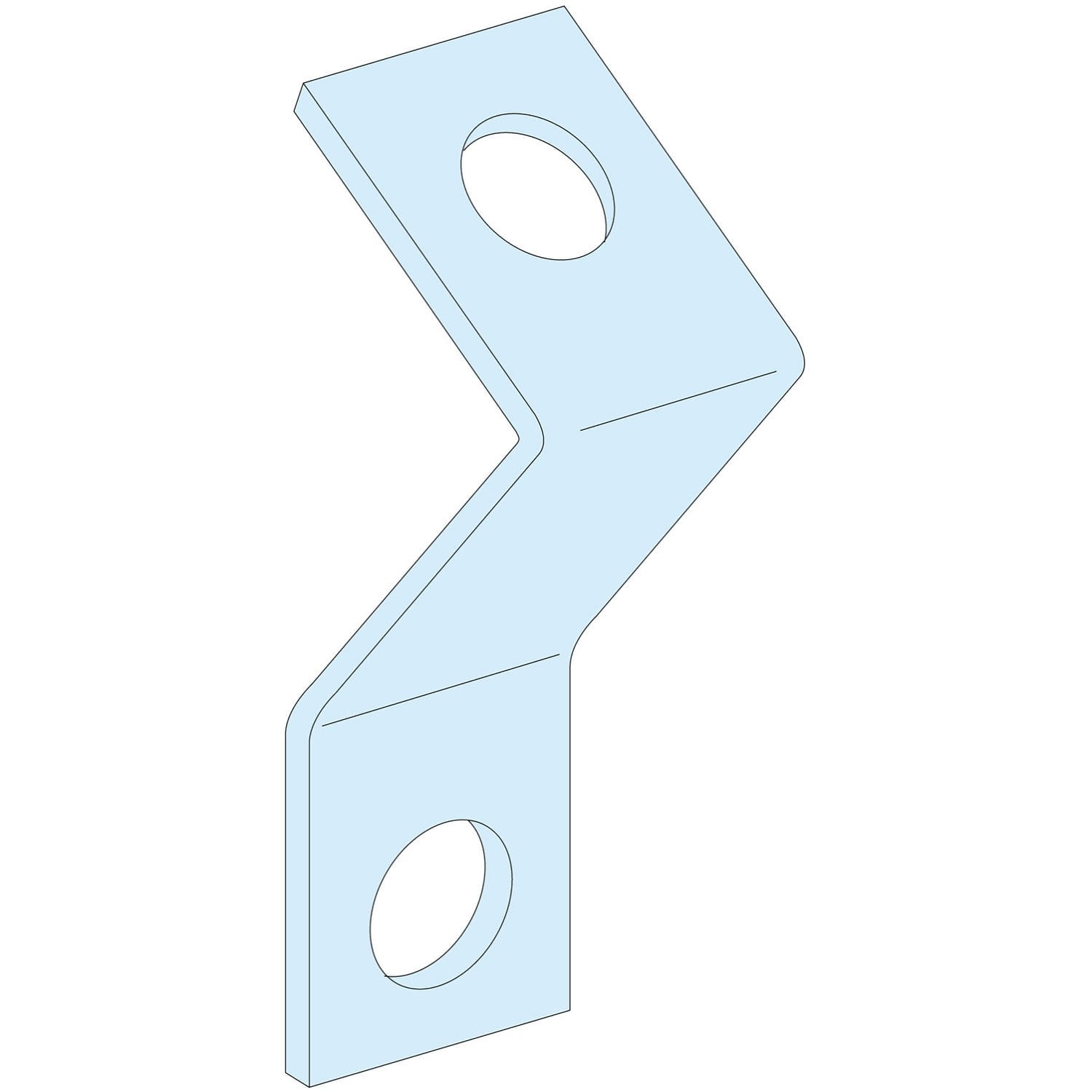Schneider Electric - Brakett-DIN-30°-2stk-PrismaSe LVS03005