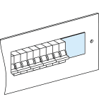 Schneider Electric - Avdekkingslister-Delbare-L90- LVS03221