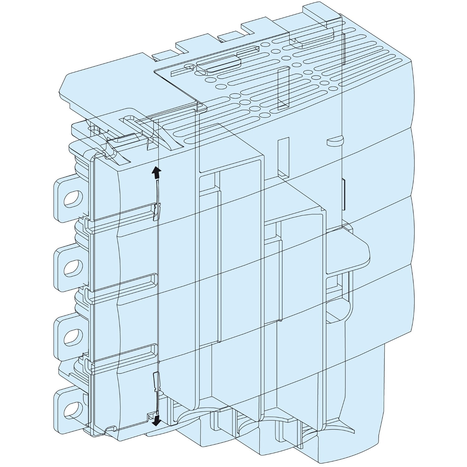 Schneider Electric - Innkom.Tilkopl. NSX-INS250 Bu LVS04067